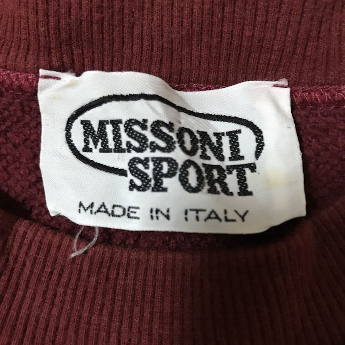 【USED】90'S MISSONI SPORT ITALY SWEAT SHIRT | KO...