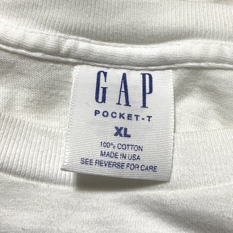 【USED】90'S OLD GAP POCKET T-SHIRT