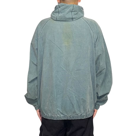 【USED】90's Columbia VINTAGE COTTON HOODED JACKET FADE GREEN