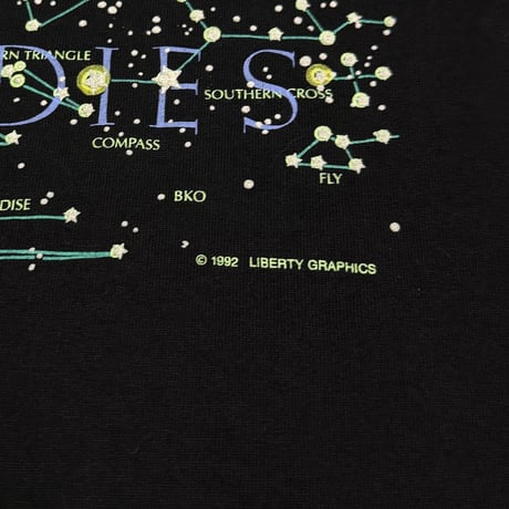 【DEAD STOCK】90's LIBERTY GRAPHICS CONSTELLATION T-SHIRT