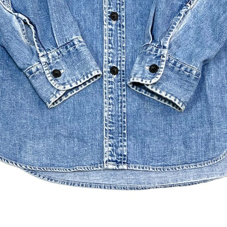【USED】90'S DKNY LAUNDERED DENIM SHIRT