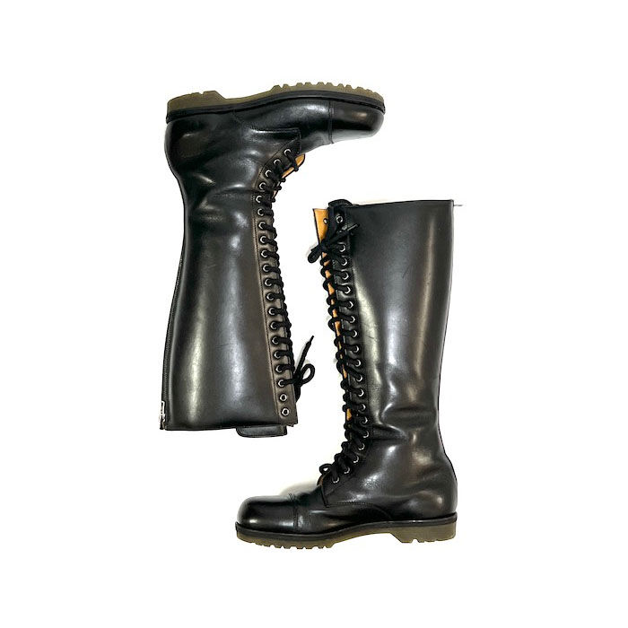 USED】90'S-00'S HELMUT LANG 20 HOLE LONG BOOTS