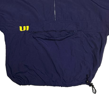 【USED】90's UMBRO Oversized Football Anorak Jacket Navy