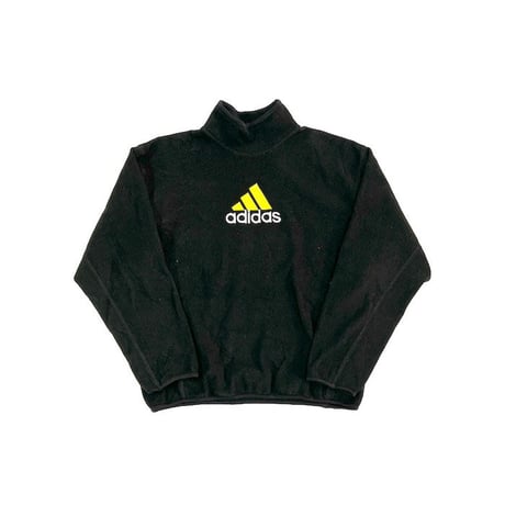 【USED】90'S-00'S ADIDAS PERFORMANCE LOGO HIGH-NECK FLEECE TOP