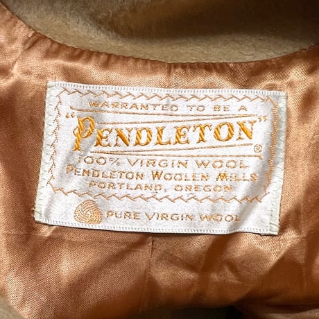 【USED】70's PENDLETON MOHAIR WOOL COAT