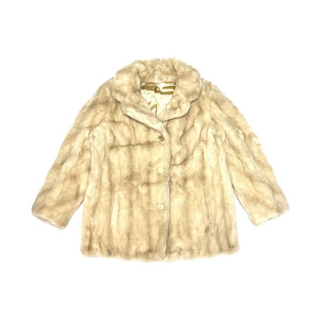 【USED】60'S MINCARA Russell Taylor FAUX FUR JACKET