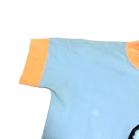 【USED】 90'S W.&L.T. PUK PUK T-SHIRT SKY BLUE ②