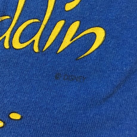 【USED】90'S DISNEY ALADDIN T-SHIRT