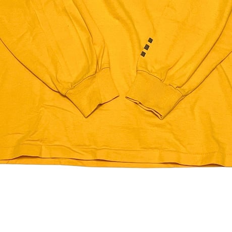 【USED】90'S etnies LOGO L/S T-SHIRT YELLOW