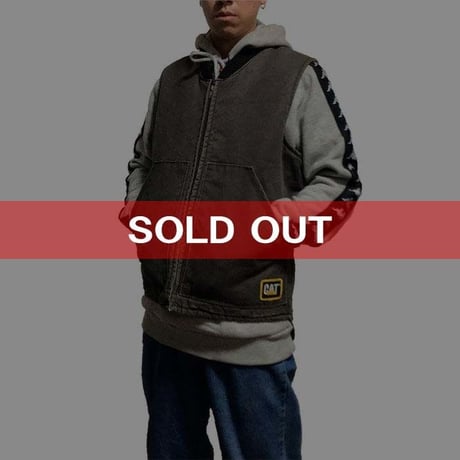 【USED】90'S CAT DUCK ZIP VEST