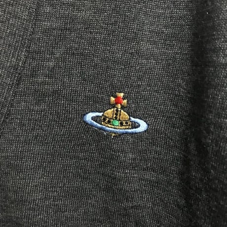 【USED】90'S VIVIENNE WESTWOOD × JOHN SMEDLEY KNIT CARDIGAN