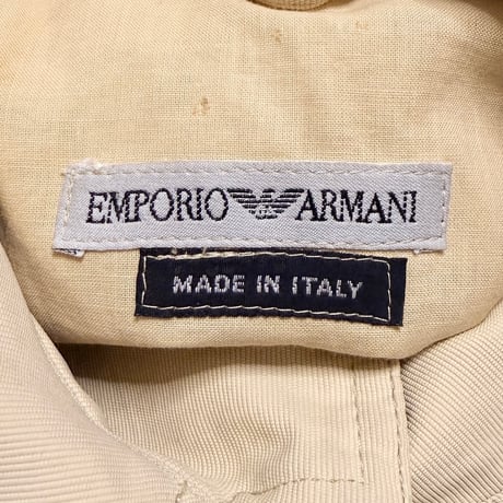 【USED】90's EMPORIO ARMANI Oversized Cotton Field Jacket