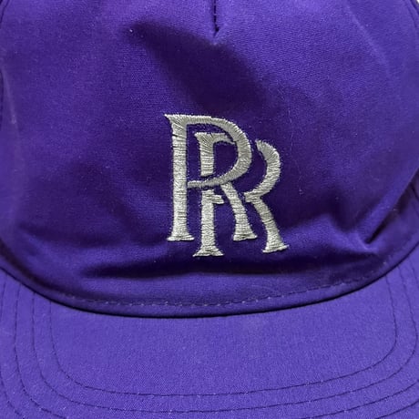 【USED】90's Rolls Royce LOGO EMBROIDERED CAP PURPLE