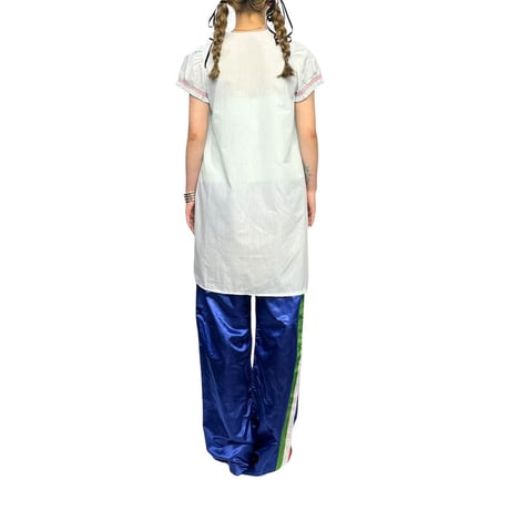 【USED】Vintage Embroidered Baby Blue Tunic