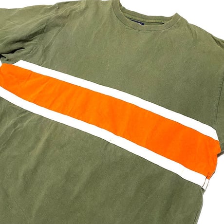 【USED】90'S STUSSY SWITCHING LINE T-SHIRT