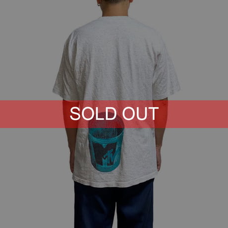 【USED】90'S MTV "waste, not." T-SHIRT