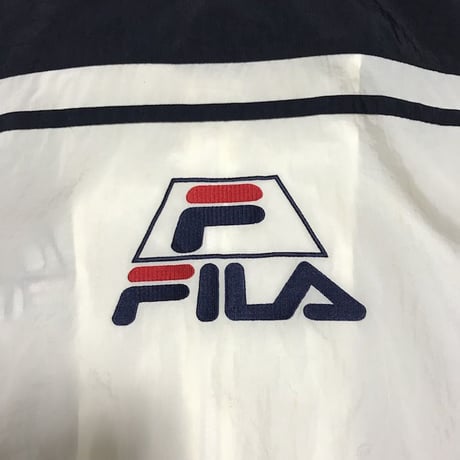 【USED】90'S FILA OLD SCHOOL NYLON JACKET