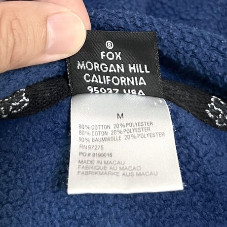【USED】00'S FOX RACING PULLOVER HOODIE