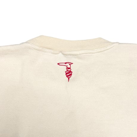 【USED】80's-90's TRUSSARDI Craftsmen Photo Graphic Sweatshirt