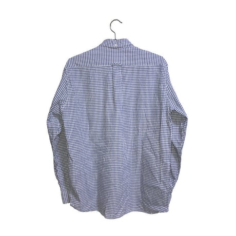 【USED】90'S  STUSSY CHECK B.D SHIRT