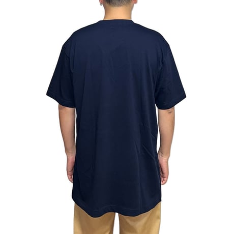 【DEAD STOCK】90's CK Calvin Klein Jeans BIG LOGO T-SHIRT NAVY
