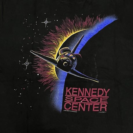 【USED】90'S KENNEDY SPACE CENTER T-SHIRT