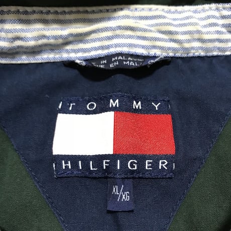 【USED】90'S TOMMY HILFIGER OVERSIZED DRIZZLER JACKET