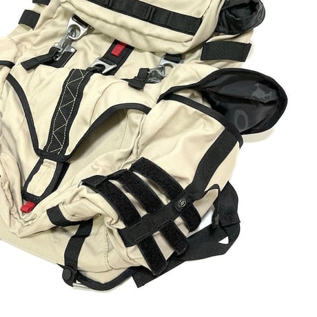 【USED】00'S OAKLEY AP 1.0 BACKPACK BEIGE TACTICAL FIELD GEAR MECHANISM PACK
