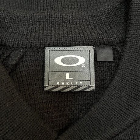 【USED】00'S OAKLEY ACRYLIC KNIT SWEATER
