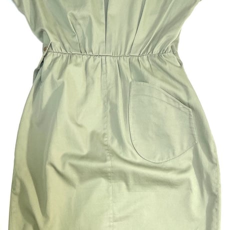【USED】80'S THIERRY MUGLER ASYMMETRY S/S DRESS