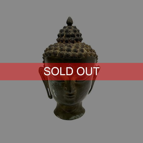 【USED】VINTAGE BRASS BUDDHA HEAD