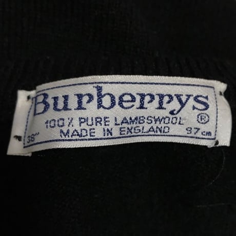 【USED】90'S BURBERRYS V-NECK KNIT SWEATER