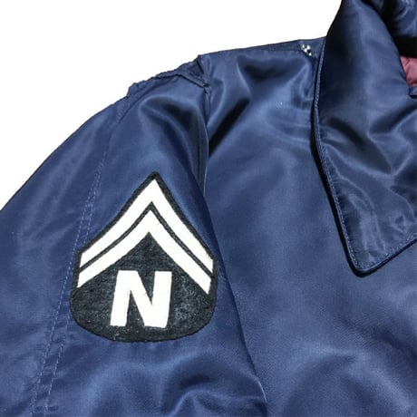 【USED】00'S NAUTICA FLIGHT JACKET NAVY