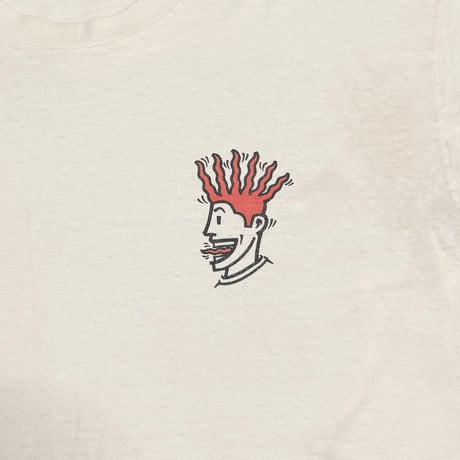 【USED】90's MTV Mohawk Punk Double Sided T-shirt