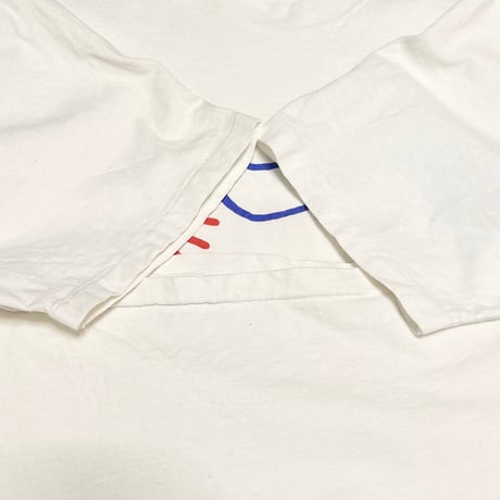 【USED】90's SANMAR and Hanes As Friends and Partners HANDSHAKE T-SHIRT