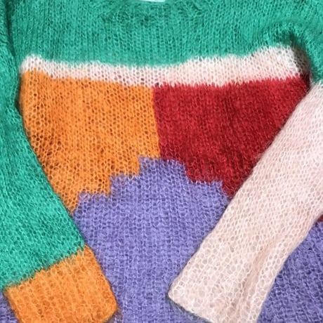 【USED】90'S WORLD CLASSICS MOHAIR SWEATER