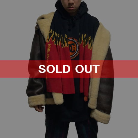 【USED】HARLEY DAVIDSON KNIT SCARF