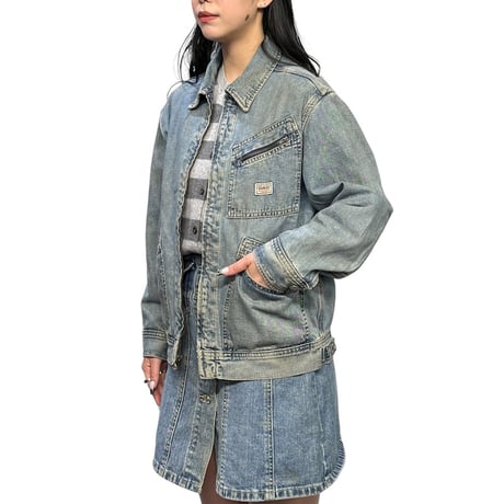 【USED】90's GUESS JEANS 91-B Inspired Denim Work Jacket