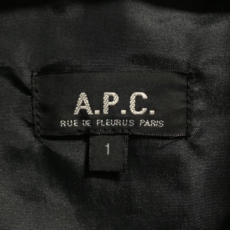 【USED】90'S A.P.C. POLYESTER BALMACAAN COAT