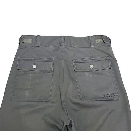 【USED】00's STUSSY WORK TROUSERS GRAY MADE IN USA