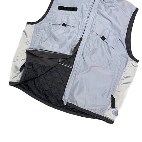 【USED】00's NIKE ACG Outer Layer 3 PRIMALOFT Insulated Vest Blue Gray