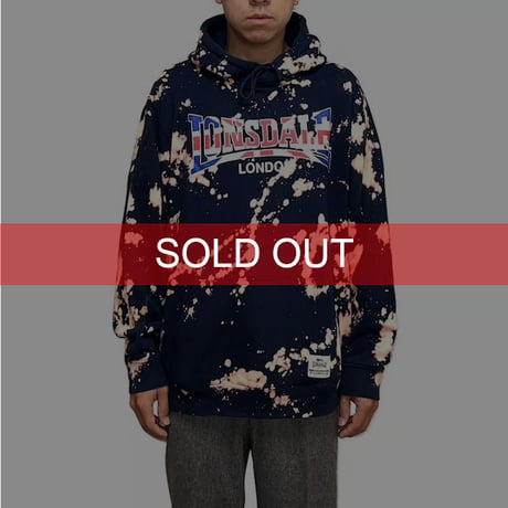 【USED】90'S-00'S LONSDALE LONDON BLEACHED SWEAT PARKA
