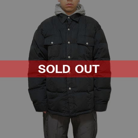 【USED】90'S-00'S STUSSY GOOSE DOWN SHIRT JACKET