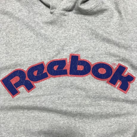 【USED】90'S REEBOK HOODIE GLAY