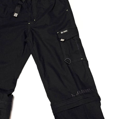 【USED】00's Y2K BADBOY GIMMICK PANTS BLACK