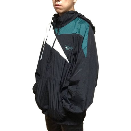 【USED】90'S REEBOK NYLON PULLOVER