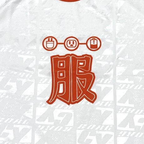 【DEAD STOCK】90'S CY-BORG "服" GAME T-SHIRT RED