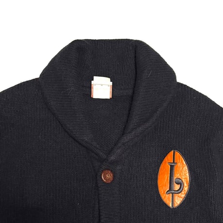 【USED】2010's NIKE "51 of Championship Athletes" Shawl Collar Knit Cardigan