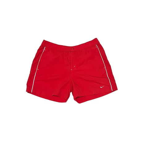【USED】00's EURO NIKE TRAINING SHORTS RED
