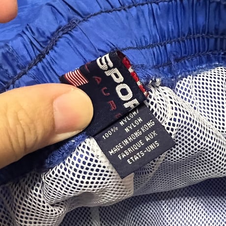 【USED】90's POLO SPORT RALPH LAUREN NYLON TRACK PANTS